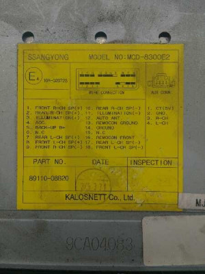 NO IDENTIFICADO, SSANGYONG, REXTON