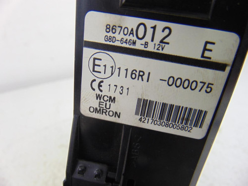  ANTIRROBO / LLAVE CONTACTO CITROEN C-CROSSER 