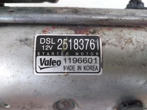  MOTOR ARRANQUE CHEVROLET CAPTIVA 