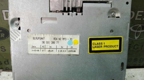 SISTEMA AUDIO / RADIO CD Citroen C4 BERLINA 