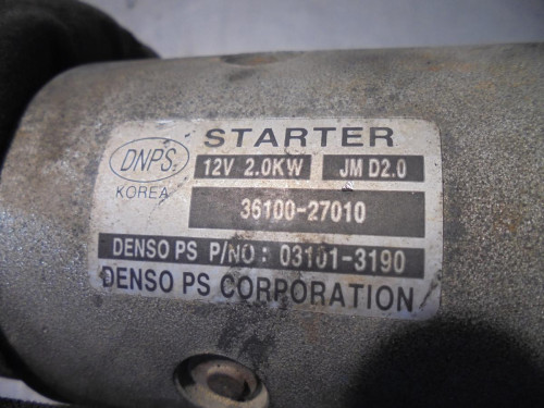 MOTOR ARRANQUE KIA CARENS (UN) 