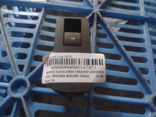  MANDO ELEVALUNAS TRASERO IZQUIERDO OPEL INSIGNIA BERLINA 
