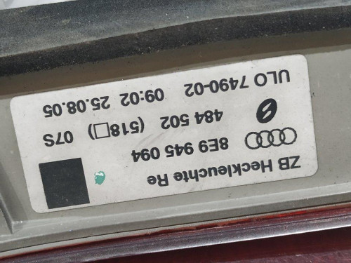  PILOTO TRASERO DERECHO INTERIOR AUDI A4 AVANT (8E) 