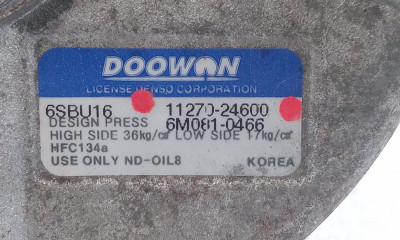 COMPRESOR AIRE ACONDICIONADO