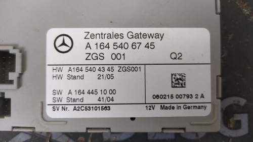 MODULO ELECTRONICO Mercedes-Benz CLASE ML (BM 164) 