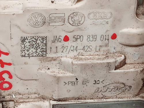  CERRADURA PUERTA TRASERA IZQUIERDA SEAT ALTEA (5P1) 