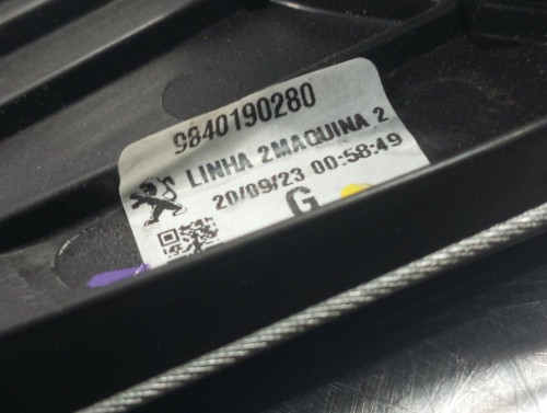  ELEVALUNAS TRASERO IZQUIERDO, PEUGEOT, 3008 