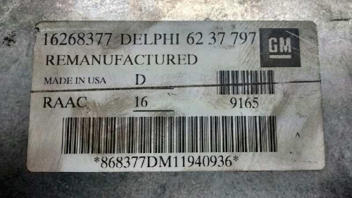  CENTRALITA MOTOR UCE OPEL ASTRA G BERLINA 