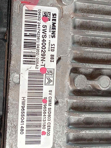 CENTRALITA MOTOR UCE Peugeot 307 BREAK / SW (S1)(04.2002) 