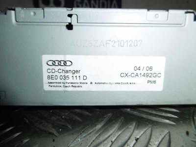 SISTEMA AUDIO / RADIO CD, AUDI, A4 BERLINA (8E)