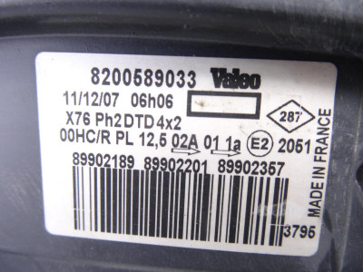 FARO DERECHO, NISSAN, KUBISTAR (X76)