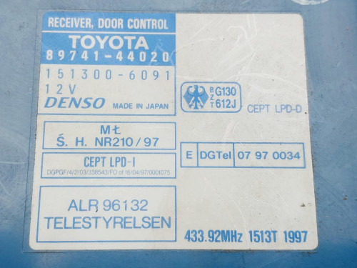 MODULO ELECTRONICO TOYOTA PICNIC (M10) 