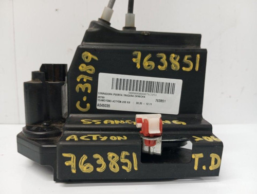  CERRADURA PUERTA TRASERA DERECHA, SSANGYONG, ACTYON 