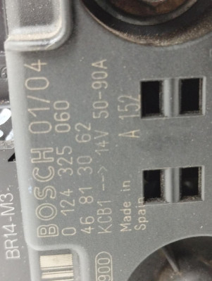 ALTERNADOR, ALFA ROMEO, 147 (190)