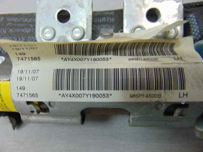 AIRBAG CORTINA DELANTERO IZQUIERDO, NISSAN, NAVARA PICKUP (D40M)