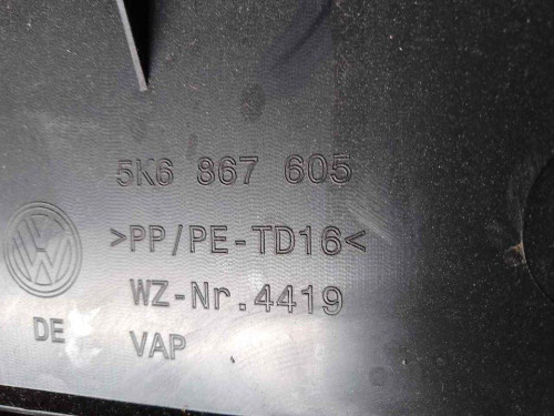 GUARNECIDO PORTON TRASERO VOLKSWAGEN GOLF VI (5K1)(10.2008) 