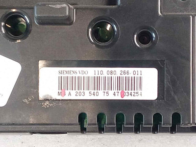 CUADRO INSTRUMENTOS, MERCEDES-BENZ, CLASE C (BM 203) FAMILIAR