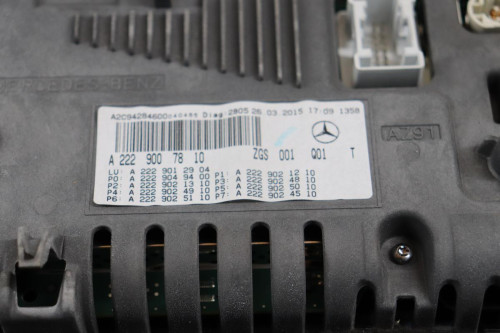  CUADRO INSTRUMENTOS MERCEDES-BENZ CLASE S (BM 222) BERLINA 