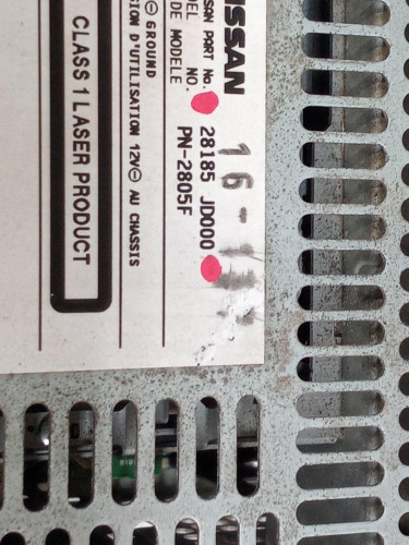 SISTEMA AUDIO / RADIO CD NISSAN QASHQAI (J10) 