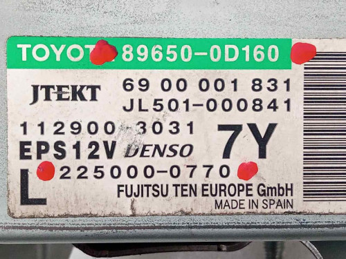  MODULO ELECTRONICO TOYOTA YARIS (KSP9/SCP9/NLP9) 
