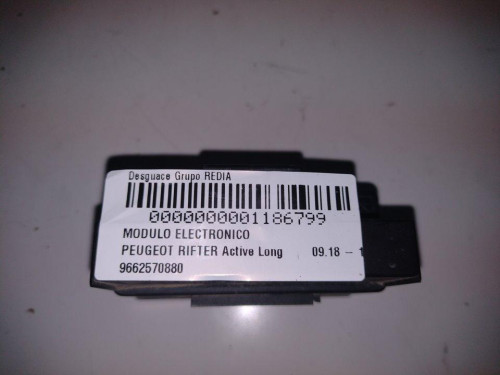  MODULO ELECTRONICO, PEUGEOT, RIFTER 