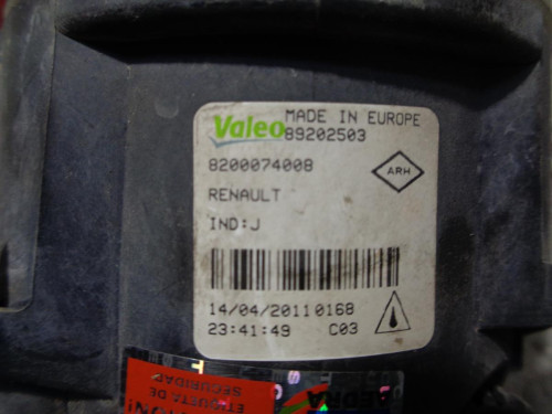 FARO ANTINIEBLA DERECHO Renault FLUENCE 