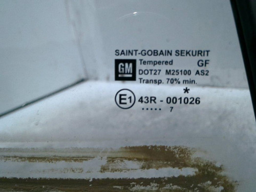  LUNA TRASERA DERECHA OPEL ASTRA H TWIN TOP 