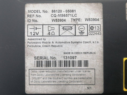  NO IDENTIFICADO TOYOTA AVENSIS WAGON (T25) 