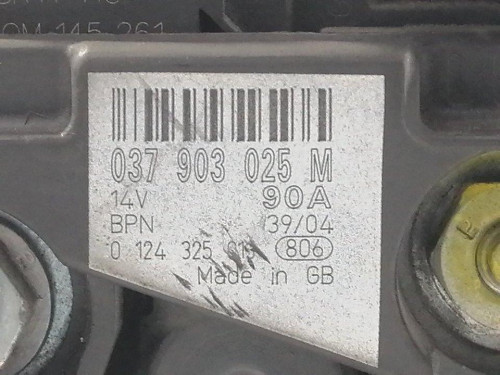  ALTERNADOR SEAT CORDOBA BERLINA (6L2) 