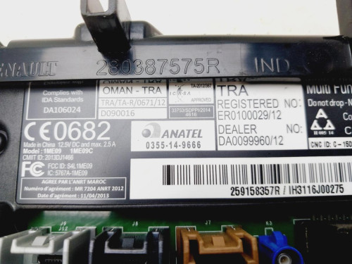 PANTALLA MULTIFUNCION Renault CAPTUR I 