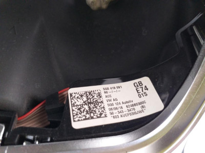 VOLANTE, VOLKSWAGEN, GOLF VII BERLINA (BQ1/BE2)