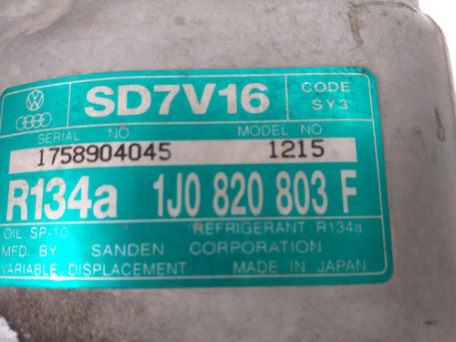  COMPRESOR AIRE ACONDICIONADO SEAT IBIZA (6K1) 