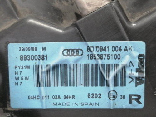 FARO DERECHO, AUDI, A4 BERLINA (B5) 