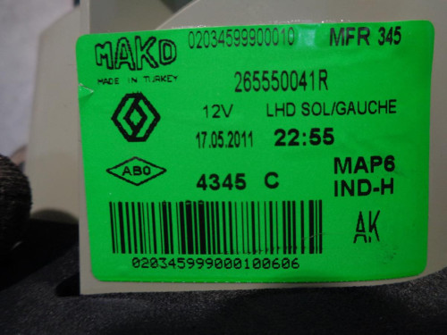  NO IDENTIFICADO Renault FLUENCE 