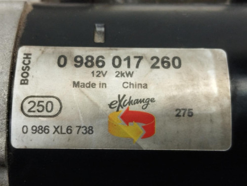 MOTOR ARRANQUE Mercedes-Benz VITO FURGÓN (639) 