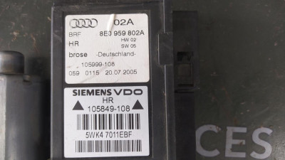 MOTOR ELEVALUNAS TRASERO DERECHO, AUDI, A4 BERLINA (8E)