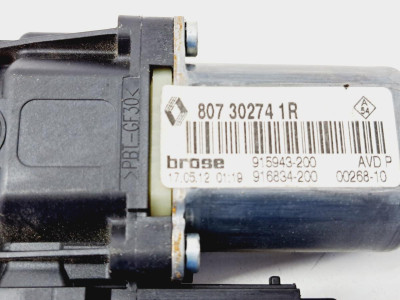 MOTOR ELEVALUNAS DELANTERO DERECHO, RENAULT, SCENIC III (JZ)