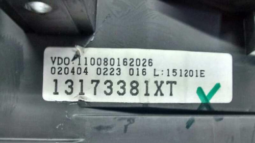  CUADRO INSTRUMENTOS, OPEL, MERIVA 