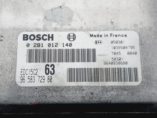 CENTRALITA MOTOR UCE Peugeot 307 (S1)(04.2001) 