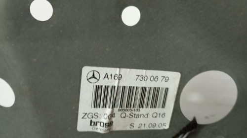  ELEVALUNAS TRASERO DERECHO Mercedes-Benz CLASE A (BM 169) 