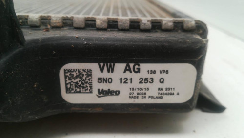  RADIADOR AGUA Volkswagen TIGUAN (5N2) 