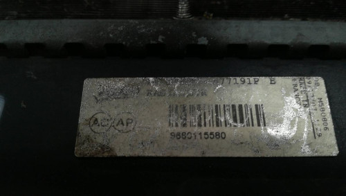  RADIADOR AGUA, PEUGEOT, 207 