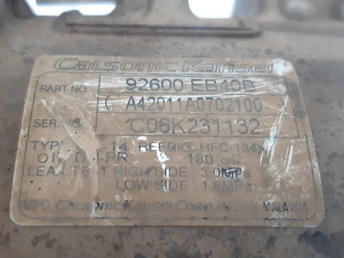 COMPRESOR AIRE ACONDICIONADO Nissan NAVARA PICKUP (D40M) 