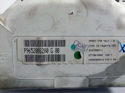  CUADRO INSTRUMENTOS, CITROEN, C3 
