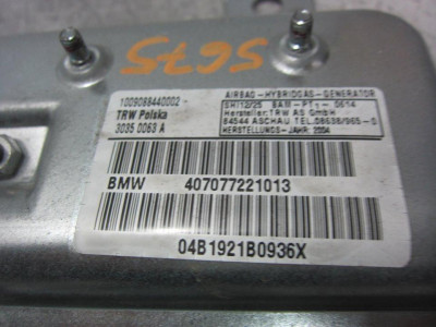 AIRBAG LATERAL TRASERO IZQUIERDO, BMW, SERIE 7 (E65/E66)