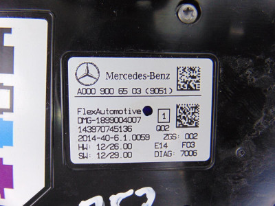 LUZ INTERIOR, MERCEDES-BENZ, CLASE A (BM 176)