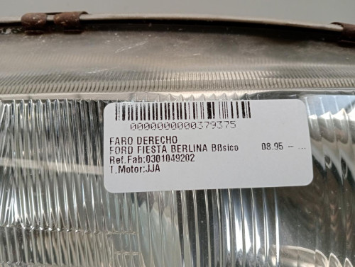 FARO DERECHO Ford FIESTA BERLINA 