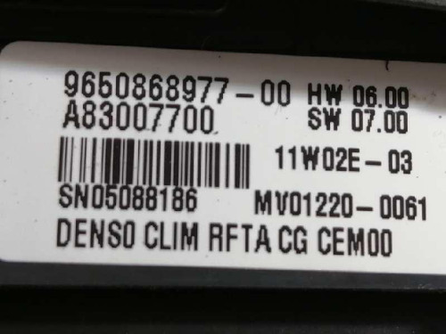  MANDO CLIMATIZADOR CITROEN C4 PICASSO 