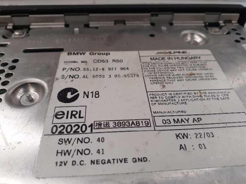  SISTEMA AUDIO / RADIO CD 