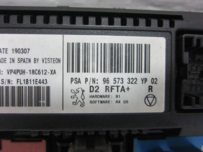 MANDO CLIMATIZADOR, PEUGEOT, 407